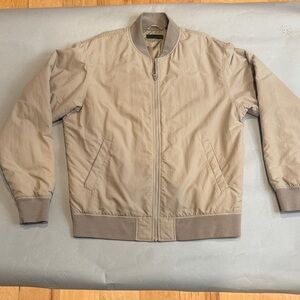 Uniqlo Men's Beige Bomber Jacket